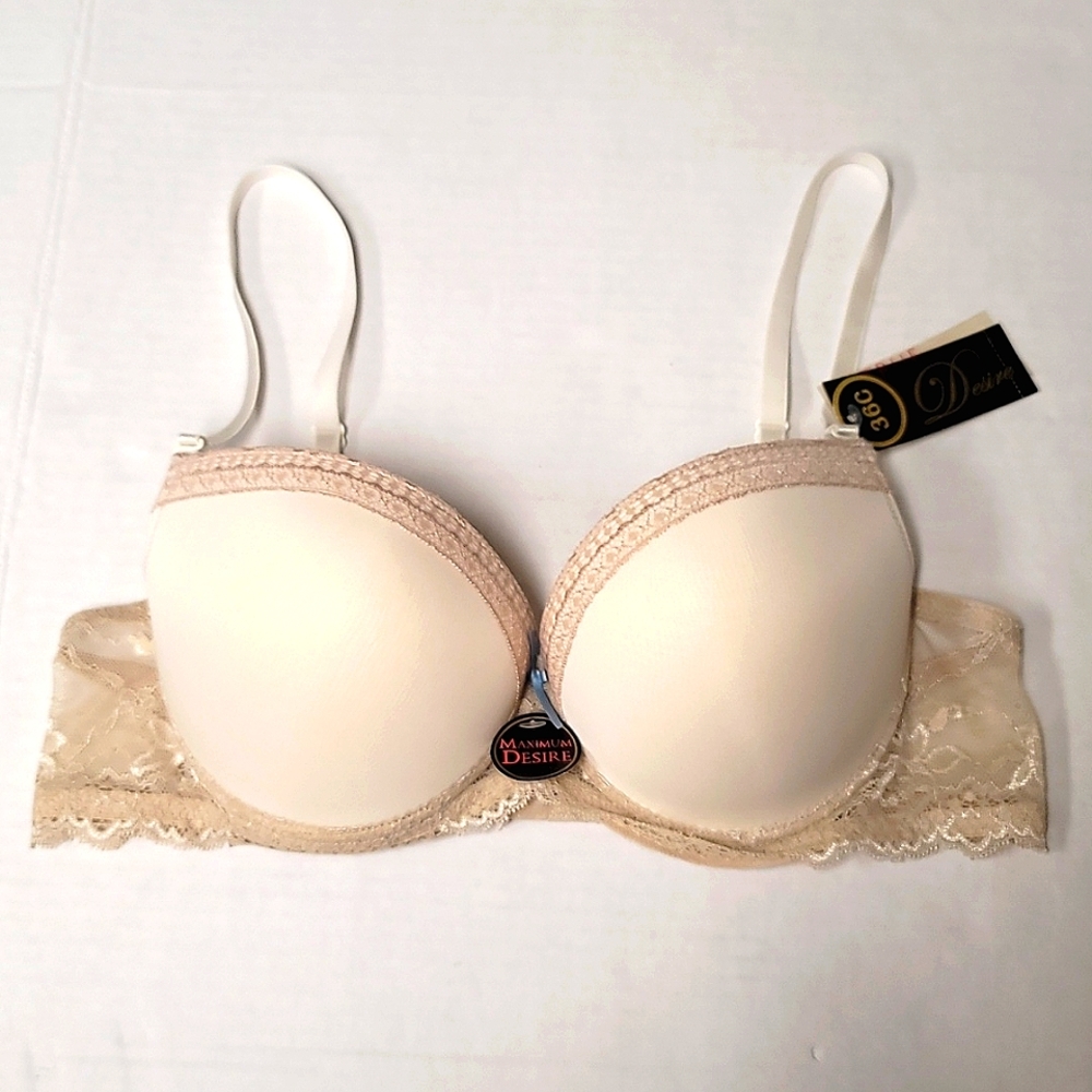 Maximum Desire Tan Bra